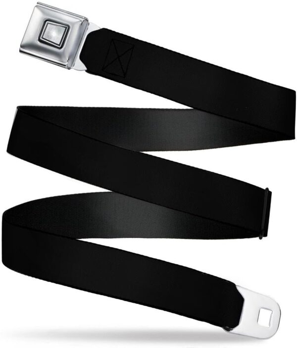 Unleash Your Style with Buckle-Down Seatbelt Starburst Black Belt